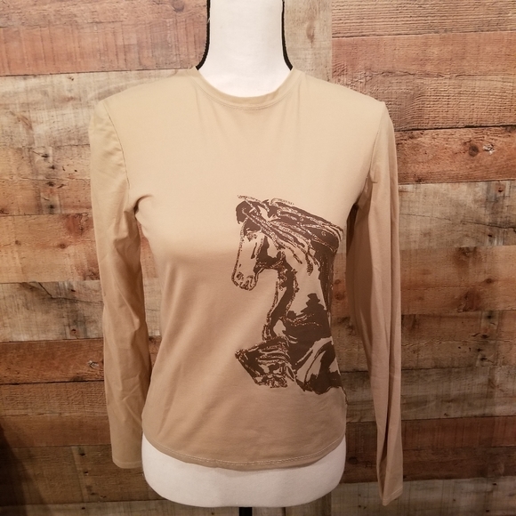 Tops - Cute Horse Large top NWOT